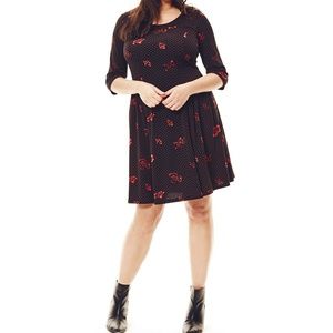 Simply Be Jeffrey & Paula Skater Dress Size 14